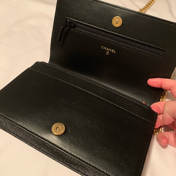 Chanel WOC Boy Gold Hard Ware - Picture 1 of 6